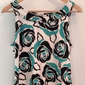 Dress blue black & white size 10 business casual and sexy